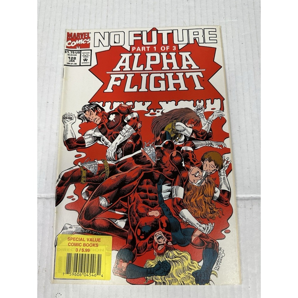 marvel comics alpha flight NO FUTURE PART 1 OF 3 JAN 128